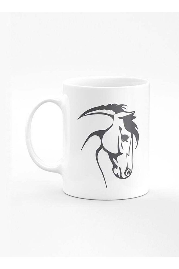 Designer Printed Coffee Mug with Heavy Duty Handle 11oz Ceramic Personalised Gift Mugs Cup [Microwave Safe & Dishwasher Proof] - ArabStallion