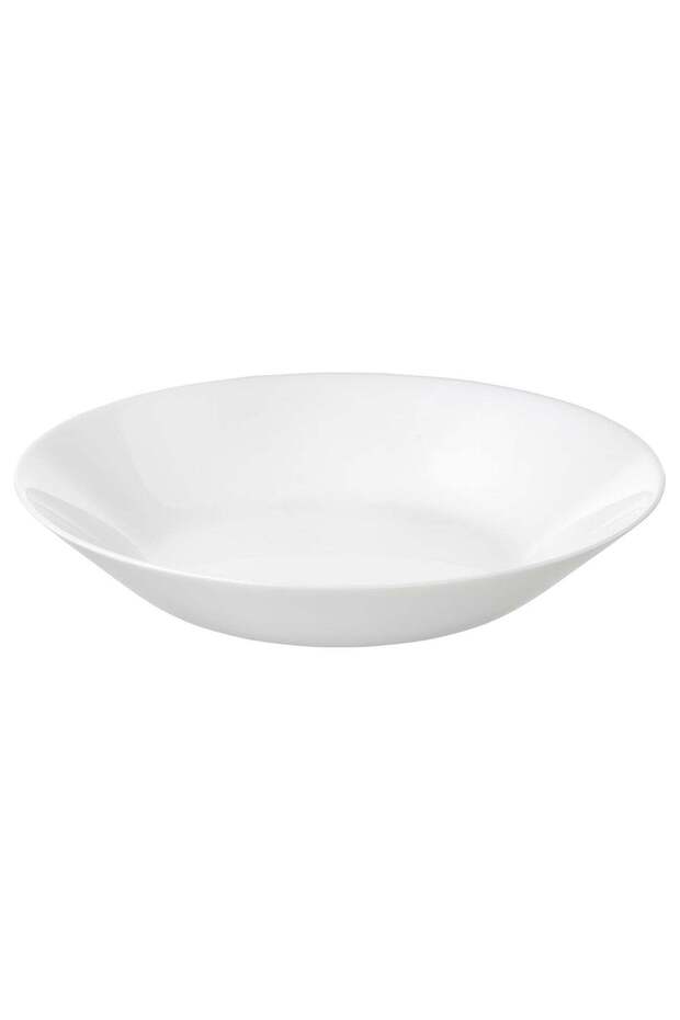 OFTAST Deep plate, white, 20 cm