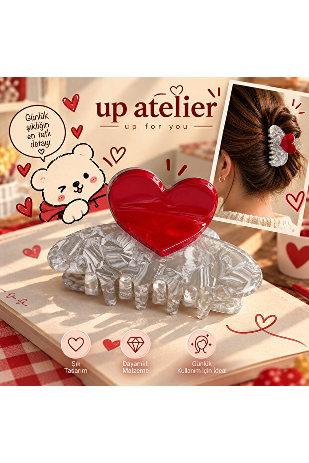 Heart-Shaped Latch Buckle 6cm