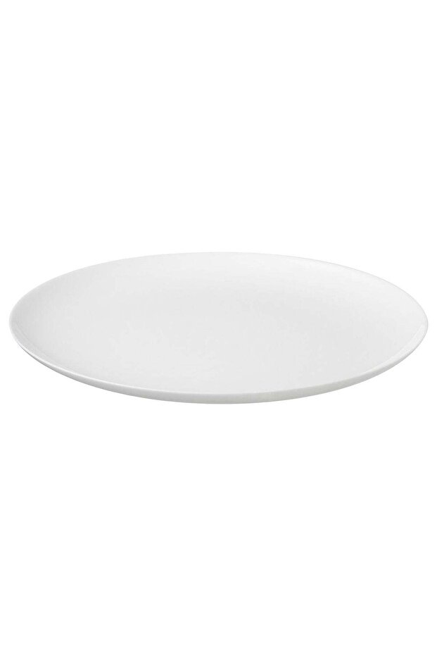 Pizza Platter, Tempered Glass, White, 32 cm