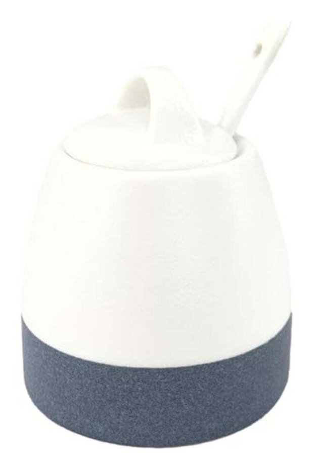 Sugar Bowl with Lid and Spoon, Sugar Jar, Sugar Container with Spoon, Sugar Bowls for Countertop, P