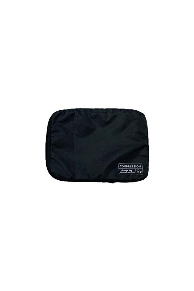 Compression Bag | Black | 25×35×10.5 cm | Travel Space Saver Organizer for Clothes & Luggage