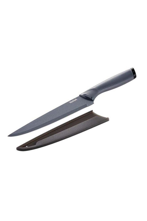 Slicing Knife With Cover Grey 20cm
