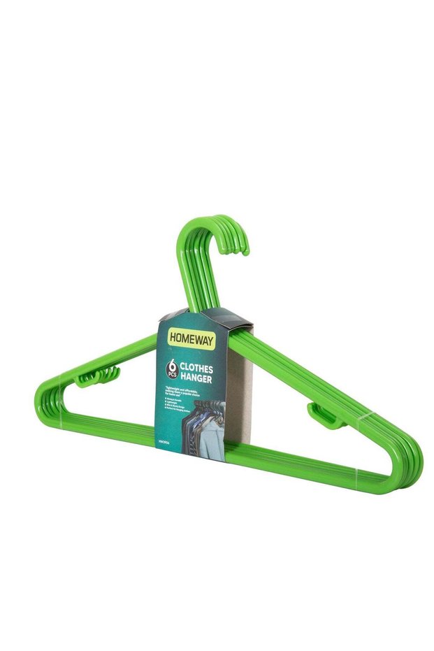6pcs Plastic Cloth Hanger 42cm – Practical and Durable Closet Organization