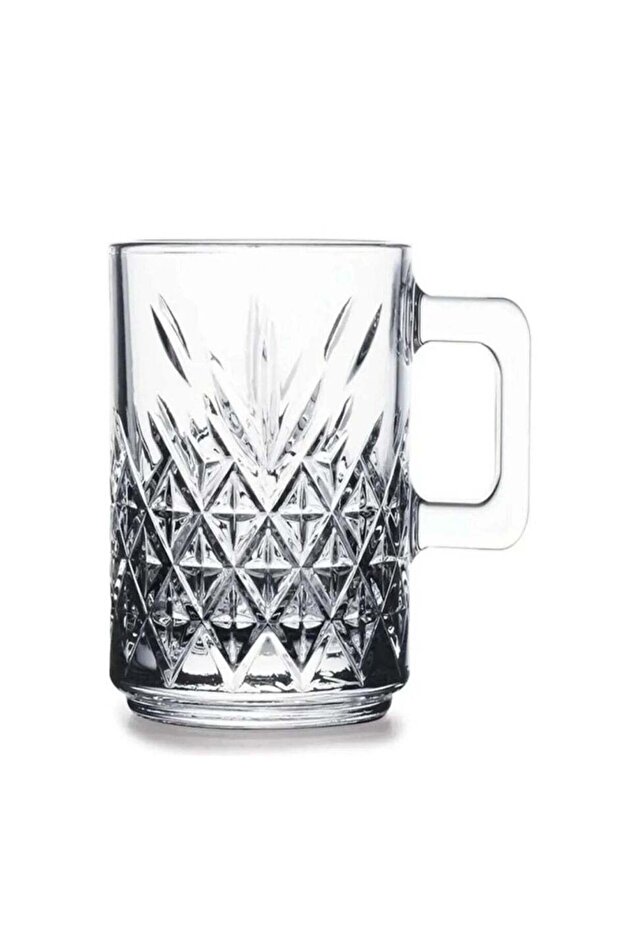 2 Pieces Timeless Glass Mug Set 315 Ml Clear