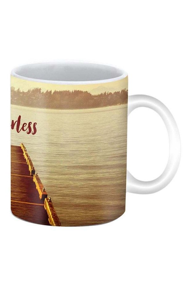 Be Fearless Premium Design Printed Mug Brown