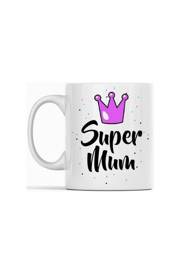 "Celebrating the Ultimate Super Mum: A Stylish Mug to Honor Her Unmatched Strength and Love"