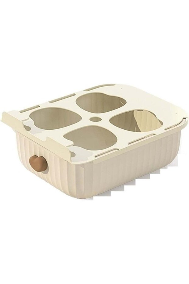 Plastic Drawer Organizer for Closet, Underwear, Socks, Bras - 15 Grid Storage Box for Clothes, Wardrobe, Kitchen, Office, Bathroom - Divider Pack, Smooth Slide, 31x25x8cm,White (1 Pack)