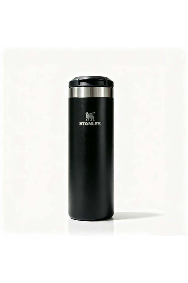 Stanley 16oz Thermos Cup, Direct Drinking, Ultra-Light Portable Outdoor Sports Water Cup, Matte Black, 473ml