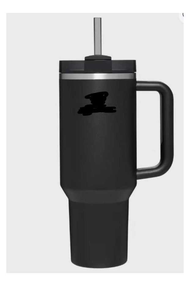 H2.0 Flow State Stainless Steel Tumbler with Handle and Straw Lid Insulated Reusable Cup for Water, Coffee, Smoothies & More, Travel Mug, Cupholder Friendly 40 oz