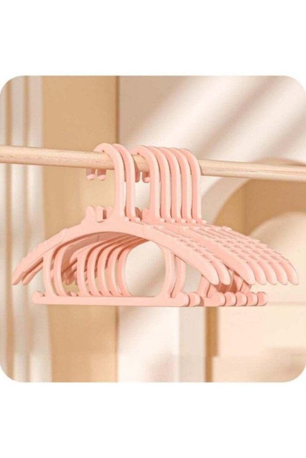 30 Pieces Baby Clothes Hangers, Toddlers Kids Clothes Hangers Velvet Kids Toddlers Coat Hangers Pink