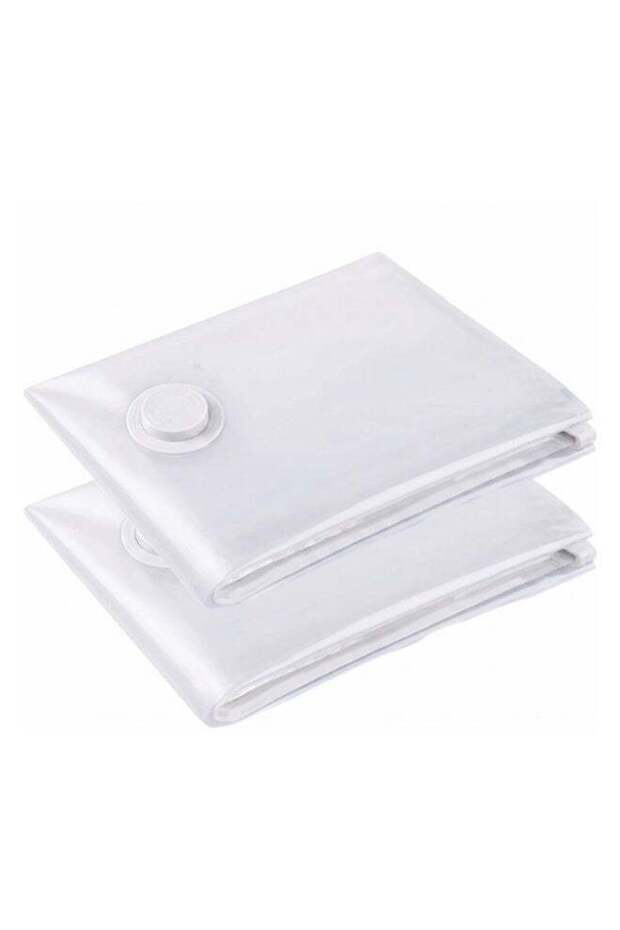 Duravel 2 Pack Vacuum Storage Bags for Travel, 100x80 CM, Compression Packing Bags for Carry-On Luggage and Suitcases. Space Saver Vacuum Seal Bags for Clothing and Home Storage