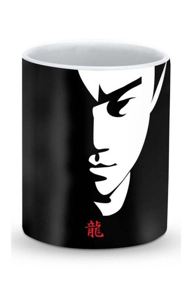 Premium Tibute Bruce Lee Designer Mug Black/White/Red