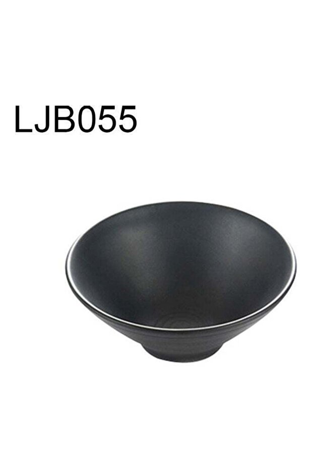 Ramen Noodles Soup Bowl Black