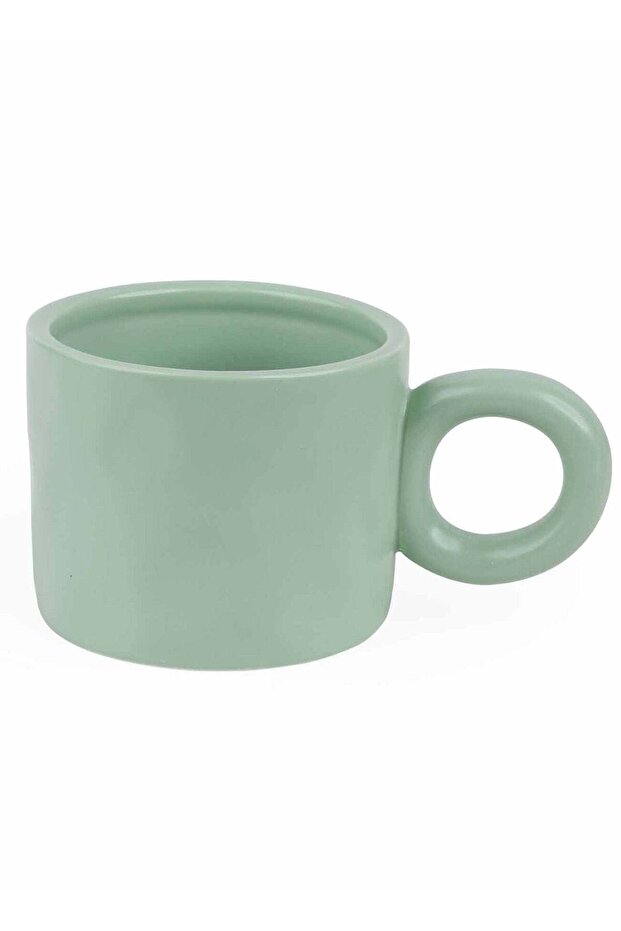 Prickly Pear 400ml Green Geo Mug - Modern Drinkware