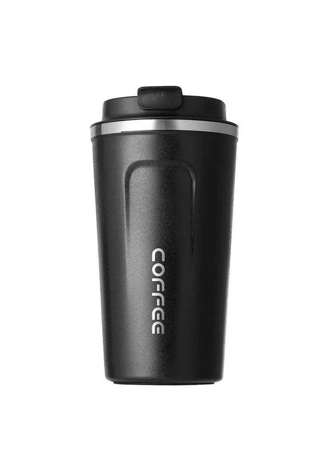 Coffee Mug 510ml Stainless Steel Vacuum Insulated Coffee Tumbler with Flip Lid for Home Office Outdoor Works Travel Reusable Light Weight Leak proof perfect for coffee & Tea Thermos Cup