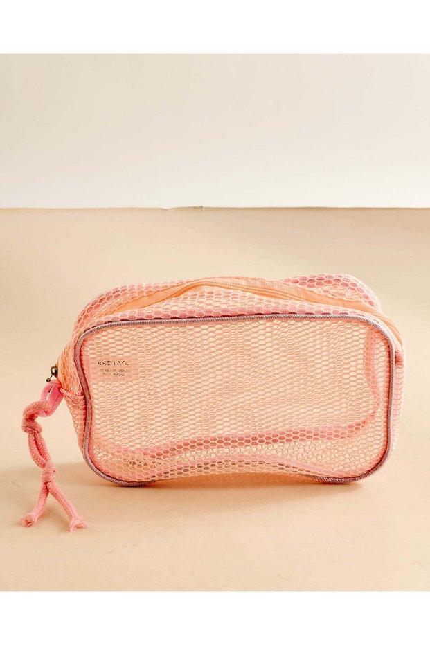 Women Pink Cosmetic Pouch Bag