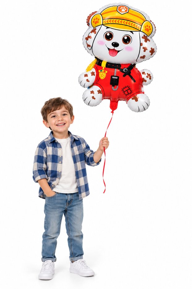Paw Patrol Marshall Foil Balloon Paw Patrol Birthday Party Flying Balloon