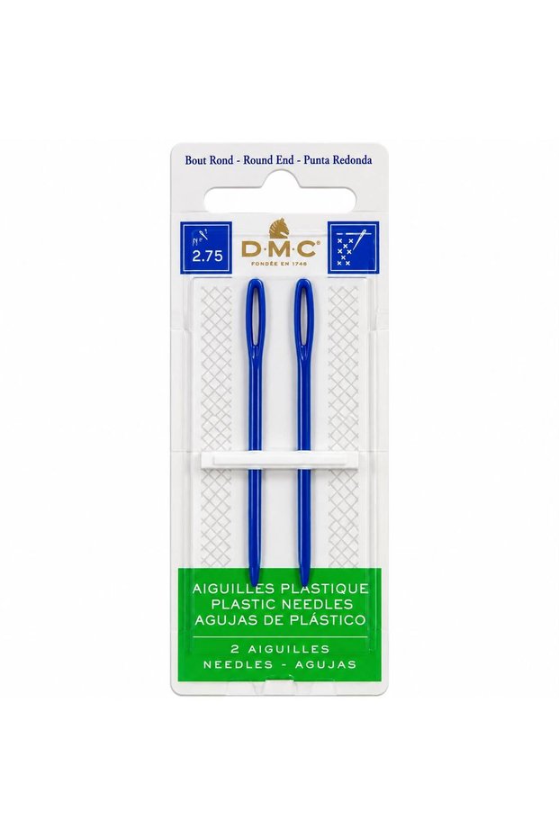Dmc Plastic Wool Needle Set of 2 – Thick Yarn and Canvas Embroidery Needle Practical and Durable Wool Needle 176