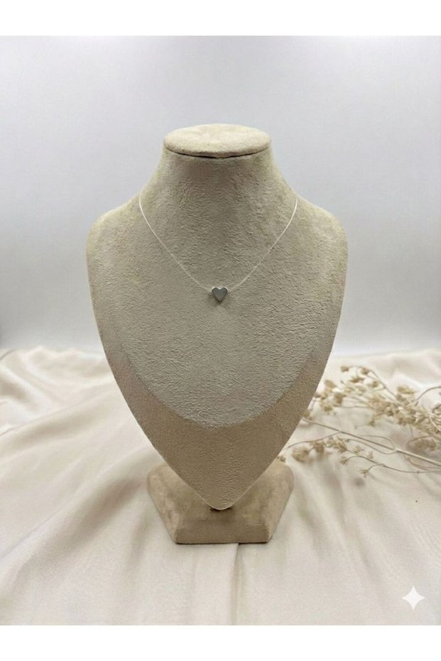 Silver Mini Heart Necklace - Minimalist, Non-Tarnish, Anti-Allergic, Colorfast, Stylish Gift, Trendy Women's Necklace