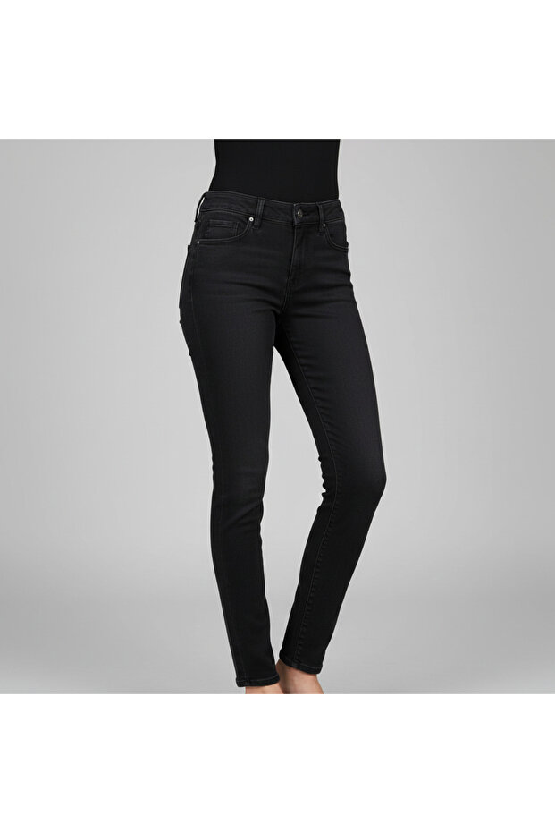 Women's Slander Superstretch 3D Low Boyfriend Jeans – Dark Charcoal
