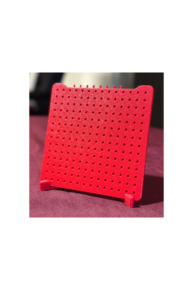 7-Compartment Handicraft Wood and Needle Holder Stand – Hobby Supplies Organizer