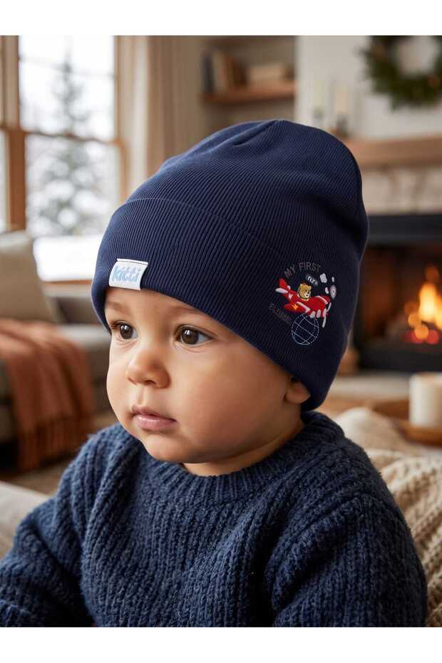 Kitti 1-4 Years Old Baby Boy & Child Combed Cotton Beanie