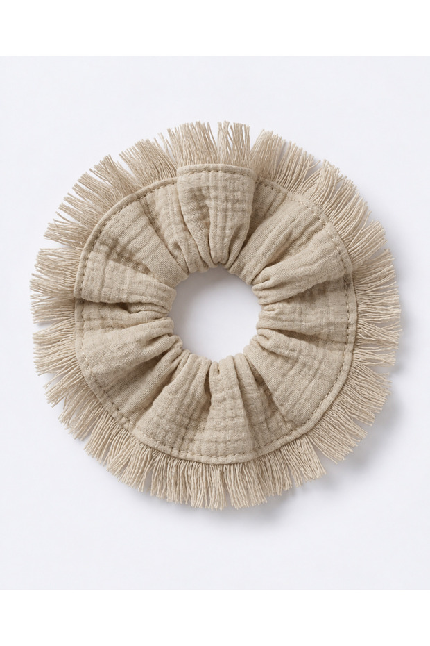 Muslin Elastic Buckle - 4-Layer Tasseled Elastic Buckle