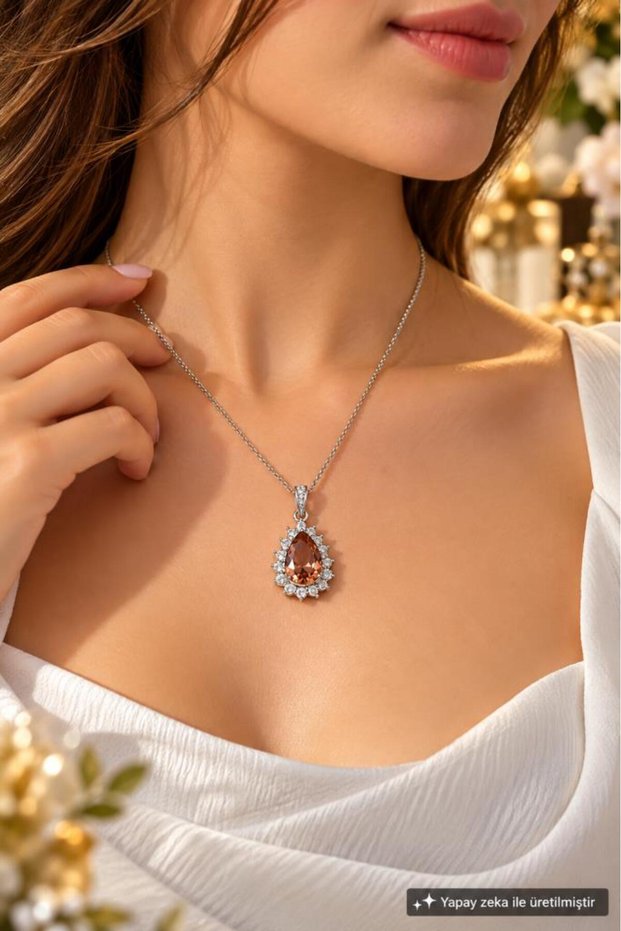 Zultanite Necklace Color-Changing Sultanite with Steel Chain and Boxed Pouch