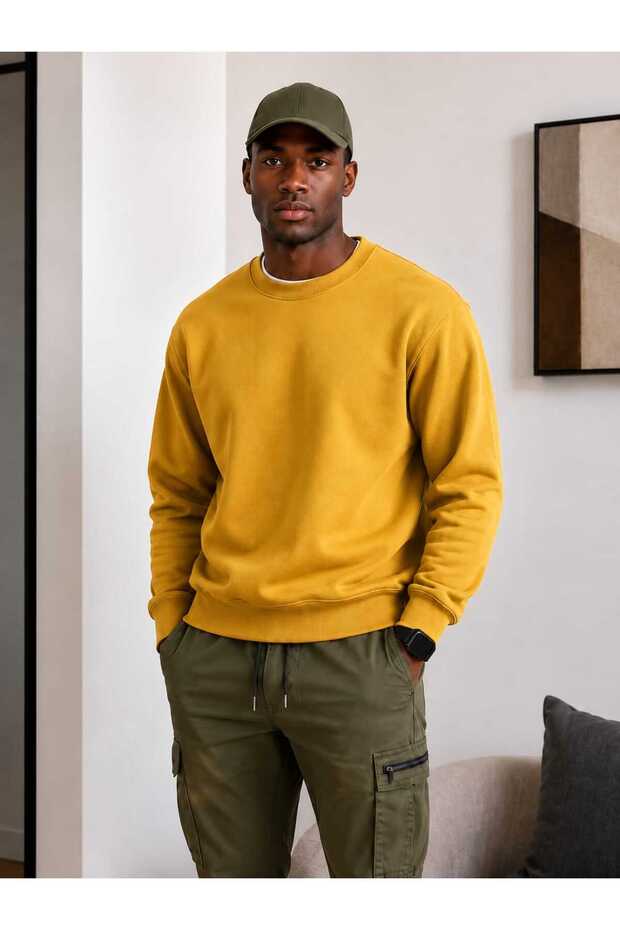 3 Yarn Combed Cotton Sweatshirt Lk2