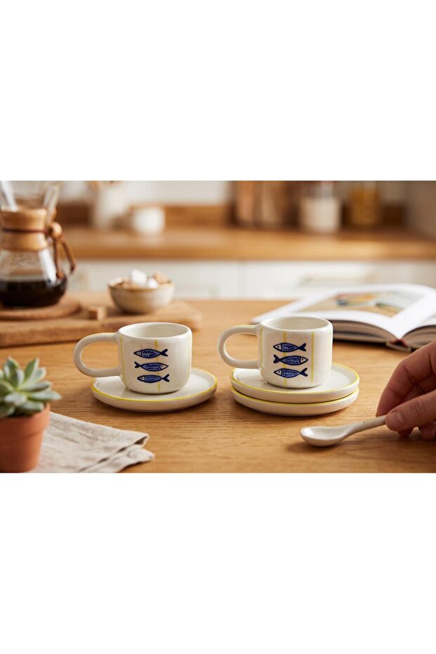 Marine Sardines Coffee Cup