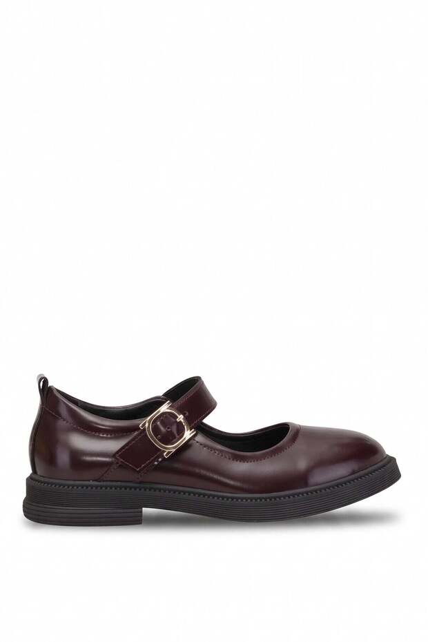 D26Ka-920 Women's Genuine Leather Casual Shoes Claret Red