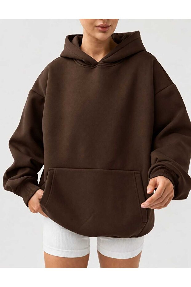 3 Yarn Combed Cotton Hooded Sweatshirt Lr6
