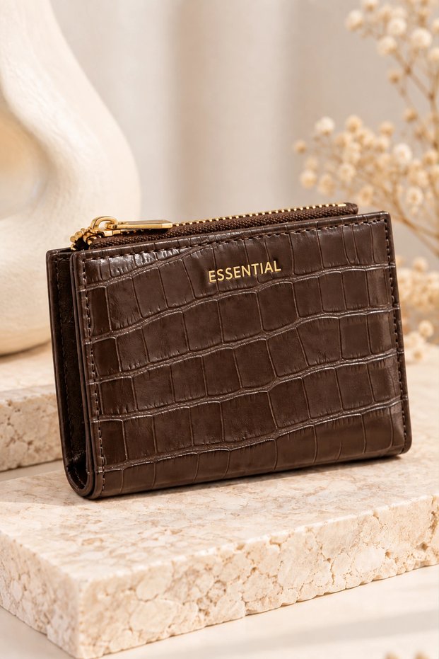 Women's Crocodile Patterned Zipper Wallet Cty-Lbn-6473