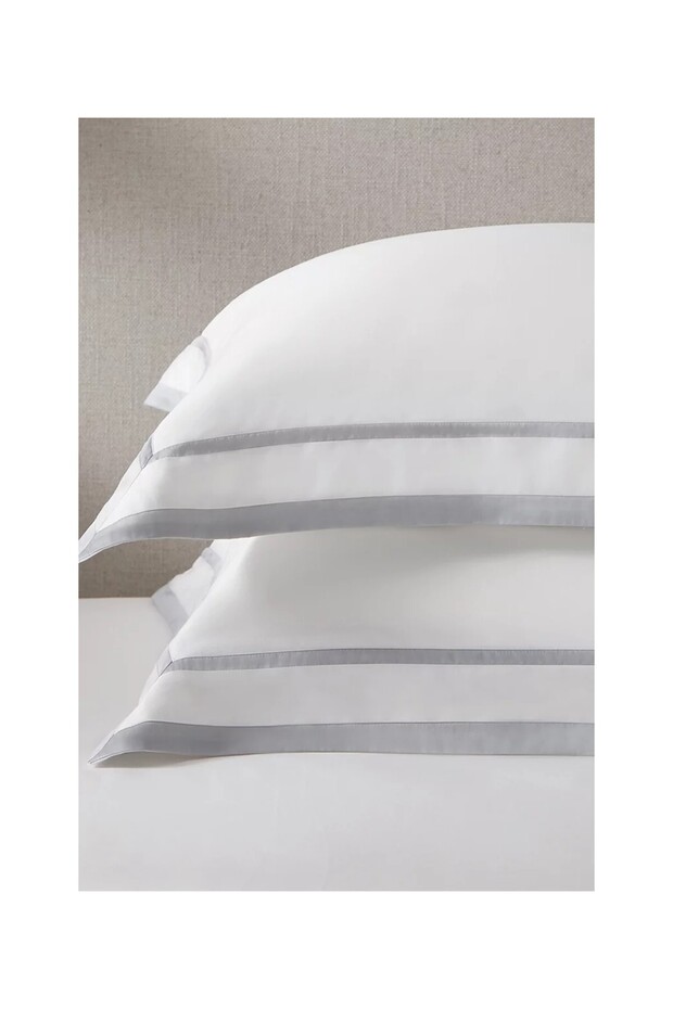 Hanbury Cotton Oxford 2-Piece Pillowcase - Super King 50 × 90 cm