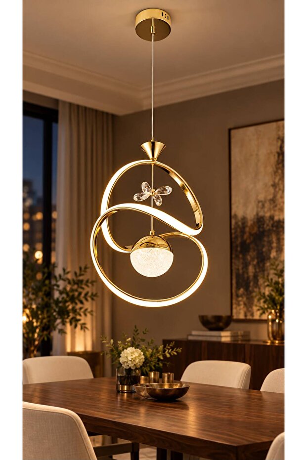 3 RENK LEDLİ AVİZE