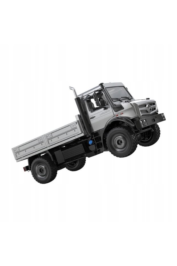 1:14 MB Unimog Crawler Pro RC argintiu/bej Double E E821