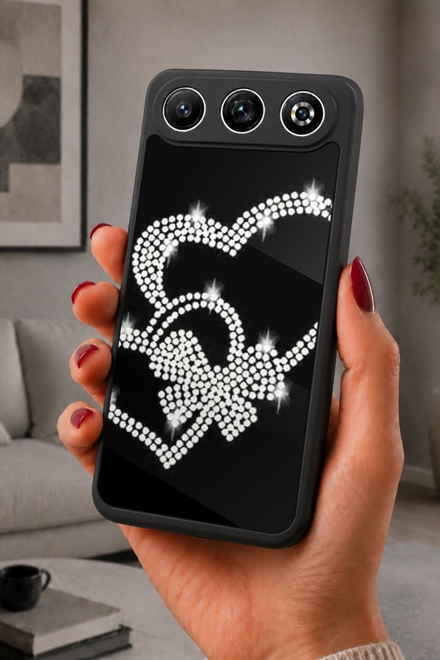 Gm 26 Compatible Printed, Matte Black, Soft Silicone, Protective, Shock-Absorbing Cover, Case