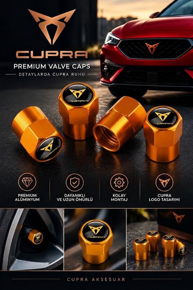 Cupra aluminum valve cover 4 pieces new generation design
