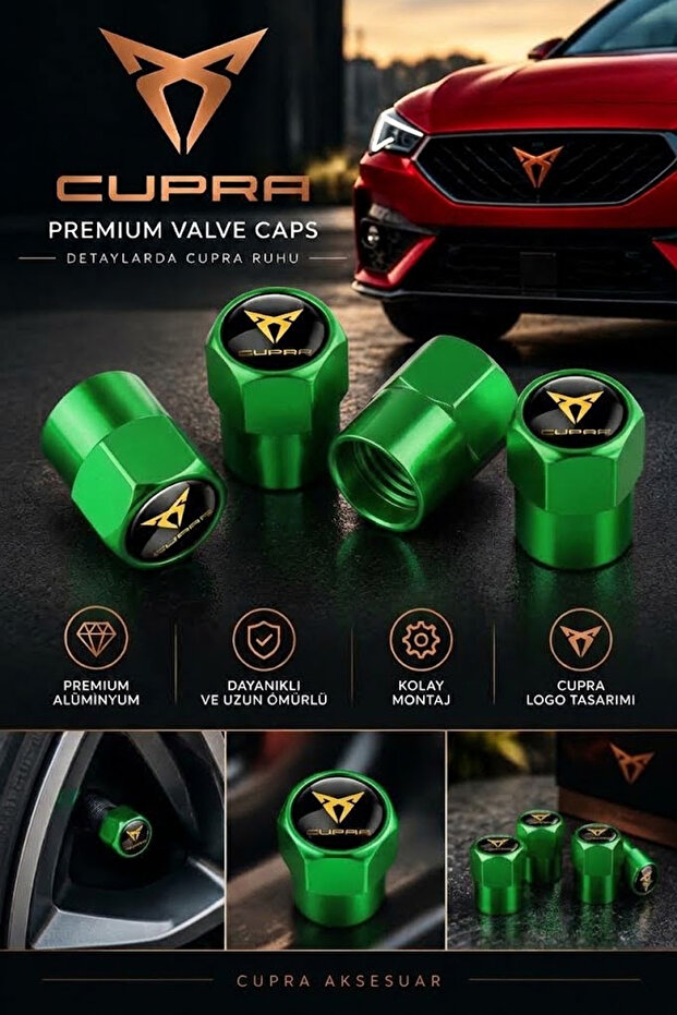 Cupra aluminum valve cover 4 pieces new generation design
