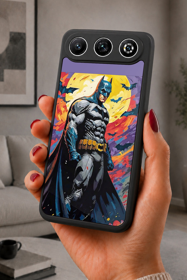 Gm 26 Compatible Printed, Matte Black, Soft Silicone, Protective, Shock-Absorbing Cover, Case
