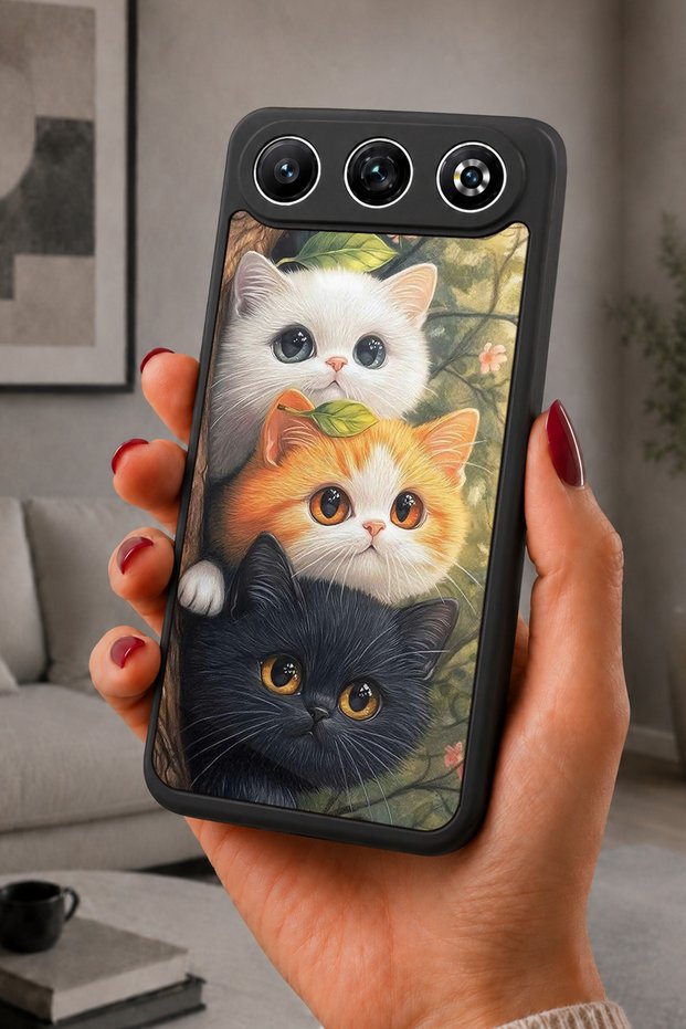 Gm 26 Compatible Printed, Matte Black, Soft Silicone, Protective, Shock-Absorbing Cover, Case