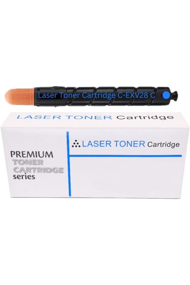 KPC Compatible Canon C-EXV 28 Cyan Toner Cartridge Replacement for Canon imageRUNNER ADVANCE C5030 C5030i C5035 C5035i C5045 C5045i C5051 C5051i Copier | Premium Cyan Laser Toner Cartridge