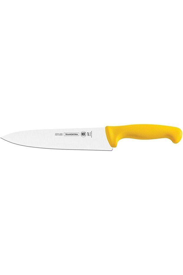 6-Inch Professional Meat Knife with Yellow Handle