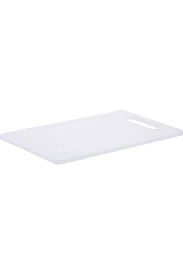 Raj Compact White Medium Plastic Cutting Board, 37.5 cm, CNCB02 - Vegetable, Bread, Fruit, Meat Cutting Board, Chopping Board White 23.5x37cm