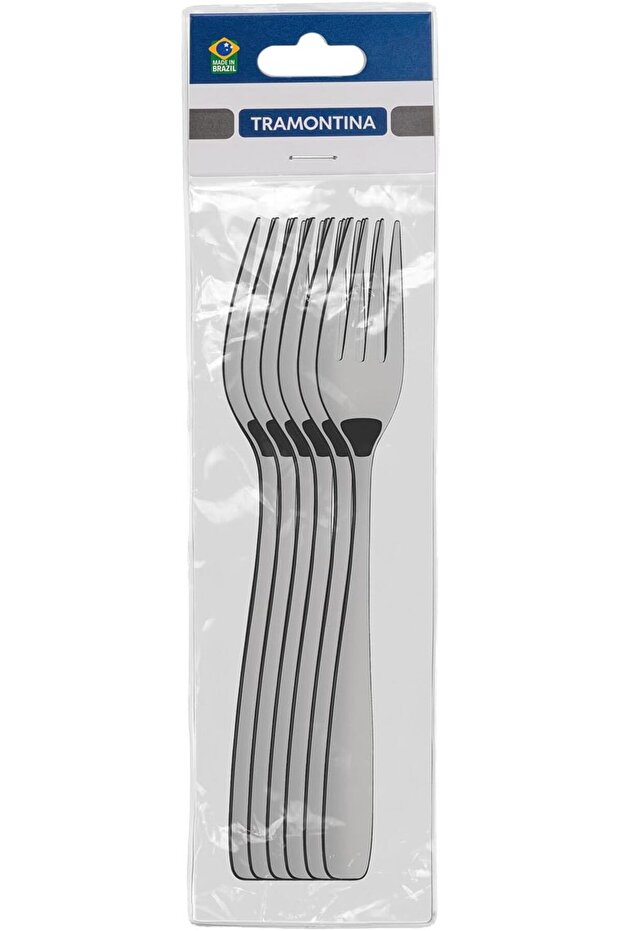 Tramontina Amazonas Stainless Steel 6 Piece Table Fork Set