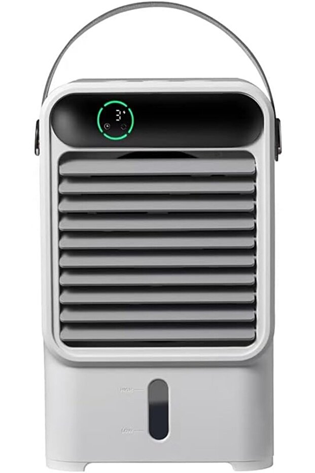 Portable Water Circulation Air Cooler with Digital Display,3 Speed Settings,500ml Capacity