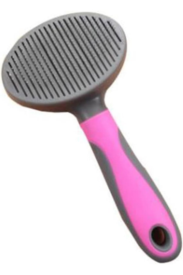 Self-Cleaning Cat and Dog Slicker Brush,Soft Shedding Tool for Loose Undercoat and Tangled Hair