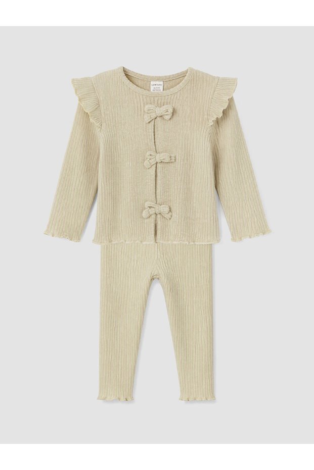 Quality Pieces from Çelebi Store: Baby Girl Set with Bow Detail