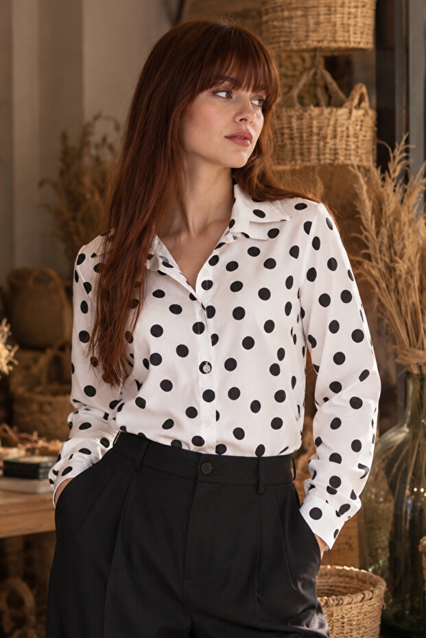 Women's Black Long Sleeve Shirt Arm-27K001015